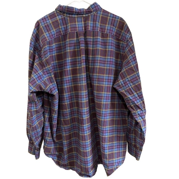 Men's Ralph Lauren Plaid Long Sleeve Oxford Work Shirt. Big & Tall. Size 2XB - Picture 2 of 6